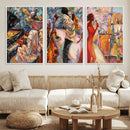 Abstract Afro American Jazz Canvas Wall Art | Music-Inspired by MyGreatCanvas | Canvas Wall Art Prints | Photo Prints & Wall Decor