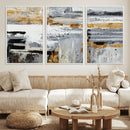 Abstract Painting Canvas Wall Art Print Paint Drip Art Brush