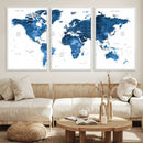 World Map Canvas Print – Framed Detailed Map of the World by MyGreatCanvas | Canvas Wall Art Prints | Photo Prints & Wall Decor
