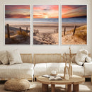 Sunset on the Sea Wall Art Canvas Print by MyGreatCanvas | Canvas Wall Art Prints | Photo Prints & Wall Decor