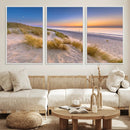 Sunrise On The Beach Wall Art Canvas Print