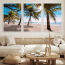 Palm Beach Tropical Island Wall Art Canvas Print by MyGreatCanvas | Canvas Wall Art Prints | Photo Prints & Wall Decor