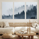 Foggy Pine Forest Wall Art Canvas Print by MyGreatCanvas | Canvas Wall Art Prints | Photo Prints & Wall Decor