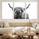 Fanny Scottish Highland Cow Cattle Art Print Farmhouse Wall by MyGreatCanvas | Canvas Wall Art Prints | Photo Prints & Wall Decor
