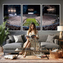 Penn State Football Wall Art Canvas Print – Framed Stadium