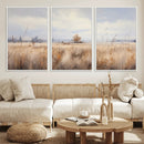 Golden Fields Wall Art Print Canvas – Serene Landscape of by MyGreatCanvas | Canvas Wall Art Prints | Photo Prints & Wall Decor