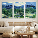 Olive Trees Van Gogh Wall Art Canvas Print