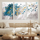 Tree Butterfly Abstract Tree and Butterfly Wall Art Canvas