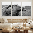 Bear and Cub Wall Art Canvas | 399 Bear Cub