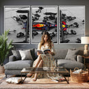 RedBull Formula 1 Canvas Wall Art Print