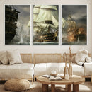 Pirate Ship War Wall Art Canvas Print by MyGreatCanvas | Canvas Wall Art Prints | Photo Prints & Wall Decor