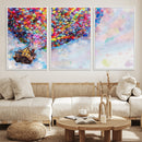 Don't Look Up Movie Canvas Wall Art - Vibrant Floating House