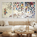 Banksy Wall Art - Banksy Girl Butterfly Graffiti Wall Art