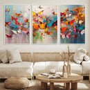 Abstract Butterfly Wall Art Canvas Print