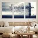 Jesus and the Fading Cross Wall Art Print – Symbol of Faith, by MyGreatCanvas | Canvas Wall Art Prints | Photo Prints & Wall Decor