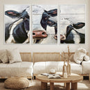Vintage Baby and Mom Cattle Wall Art Canvas Print by MyGreatCanvas | Canvas Wall Art Prints | Photo Prints & Wall Decor