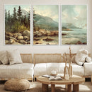 Abstract Acadia National Park Wall Art Canvas Print -