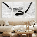 Winter Ice Hockey Sport Canvas Wall Art Print - Hockey Wall by MyGreatCanvas | Canvas Wall Art Prints | Photo Prints & Wall Decor