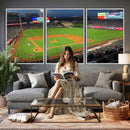Angel Stadium Aerial Canvas Print – Los Angeles Angels