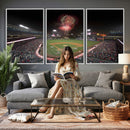 Fireworks at Angel Stadium – Los Angeles Angels Canvas