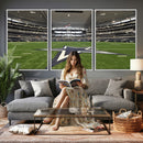 Dallas Cowboys Football Team Print - Arlington AT&T Stadium
