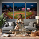 St. Louis Cardinals Baseball Team Print - Busch Stadium Wall