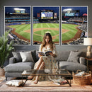 Citi Field Wall Art Print | 3-Panel New York Mets Baseball