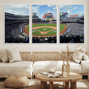 New York Mets Baseball Team Print - Citi Field Stadium Wall