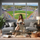Citi Field Wall Art Print | 3-Panel New York Mets Baseball