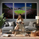 Houston Astros Baseball Print Canvas - Houston Minute Maid