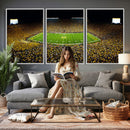 Stadium in Michigan Wall Art Canvas Print, Framed American