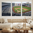 New York Yankees Baseball Team Print - Yankee Stadium Wall