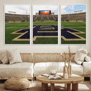 Notre Dame Stadium Giclee Canvas Print | Triptych Wall Art