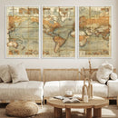 Push Pin World Map Canvas Print – Travel Tracker Wall Art by MyGreatCanvas | Canvas Wall Art Prints | Photo Prints & Wall Decor