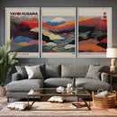 Yayoi Kusama Wall Art – Framed Japanese Abstract Art Print,