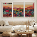 Framed Yayoi Kusama 1986 Wall Art Print – Japanese Wall Art