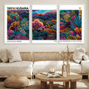 Framed Yayoi Kusama 1986 Wall Art Print – Japanese Wall Art