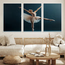 Ballet Dancer Wall Art – Framed Graceful Pose Canvas by MyGreatCanvas | Canvas Wall Art Prints | Photo Prints & Wall Decor