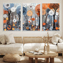 Abstract Winter Landscape Canvas Wall Art Print - Large by MyGreatCanvas | Canvas Wall Art Prints | Photo Prints & Wall Decor