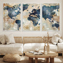 World Map Canvas Print – Framed Wall Art for Couples, by MyGreatCanvas | Canvas Wall Art Prints | Photo Prints & Wall Decor