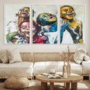 Shai Yossef Style Canvas Art - Joyful African Black Kids