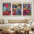 Yayoi Kusama Wall Art Canvas Print, Abstract Art, Large