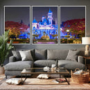 Disney Castle Wall Art Canvas Print – Magical Fairytale