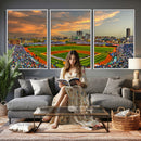 Chicago Wrigley Field Wall Art Canvas Print – Iconic