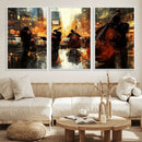 Jazz Wall Art Canvas Print – Colorful Musical Instrument