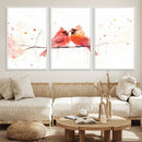 Cardinal Bird Canvas Wall Art - Male and Female Cardinal by MyGreatCanvas | Canvas Wall Art Prints | Photo Prints & Wall Decor