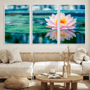 Lotus Flower Wall Art Canvas Print, Water Lily Large Wall by MyGreatCanvas | Canvas Wall Art Prints | Photo Prints & Wall Decor