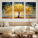 Golden Tree Wall Art – Framed Autumn Leaves Canvas Artwork, by MyGreatCanvas | Canvas Wall Art Prints | Photo Prints & Wall Decor