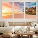 Tropical Beach Wall Art Canvas Print – Framed Palm Trees by MyGreatCanvas | Canvas Wall Art Prints | Photo Prints & Wall Decor