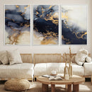 Black Marble Wall Art Canvas Print – Framed Abstract Gold by MyGreatCanvas | Canvas Wall Art Prints | Photo Prints & Wall Decor
